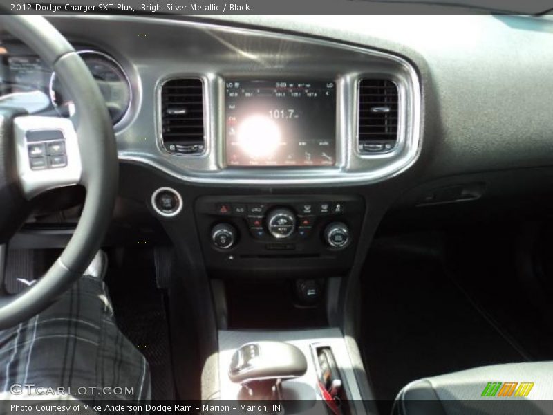 Bright Silver Metallic / Black 2012 Dodge Charger SXT Plus