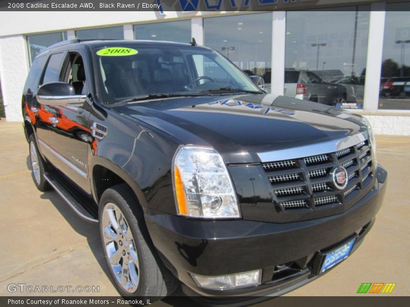 Black Raven / Ebony 2008 Cadillac Escalade AWD