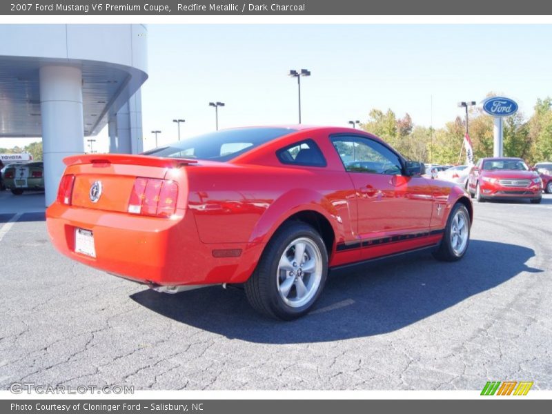 Redfire Metallic / Dark Charcoal 2007 Ford Mustang V6 Premium Coupe