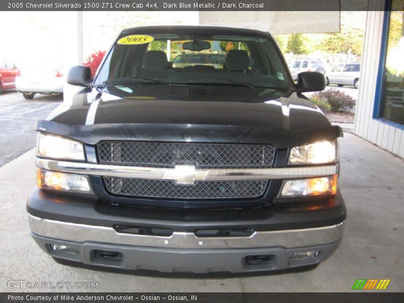 Dark Blue Metallic / Dark Charcoal 2005 Chevrolet Silverado 1500 Z71 Crew Cab 4x4