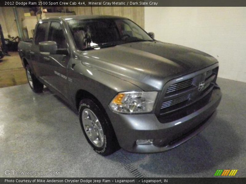 Mineral Gray Metallic / Dark Slate Gray 2012 Dodge Ram 1500 Sport Crew Cab 4x4