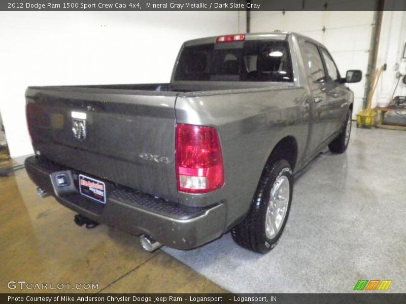 Mineral Gray Metallic / Dark Slate Gray 2012 Dodge Ram 1500 Sport Crew Cab 4x4