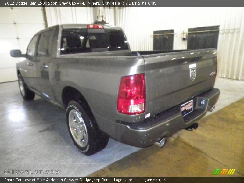 Mineral Gray Metallic / Dark Slate Gray 2012 Dodge Ram 1500 Sport Crew Cab 4x4