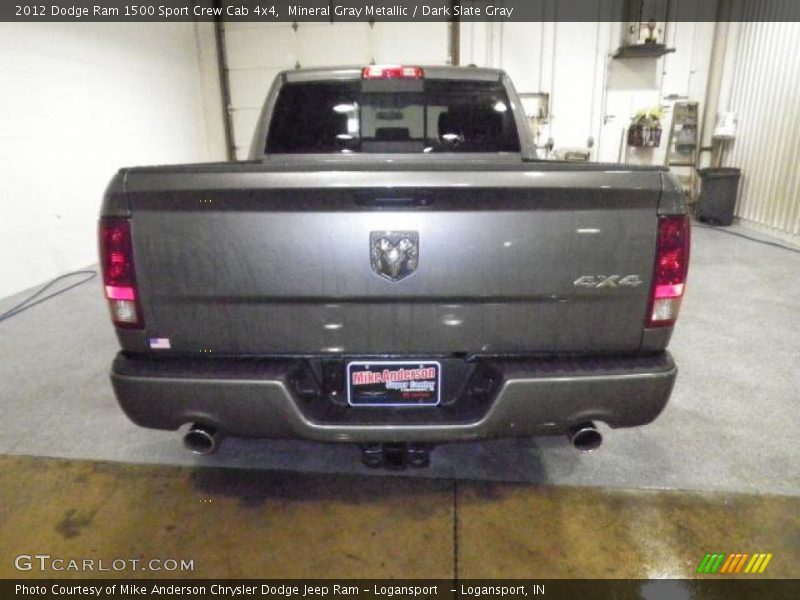 Mineral Gray Metallic / Dark Slate Gray 2012 Dodge Ram 1500 Sport Crew Cab 4x4