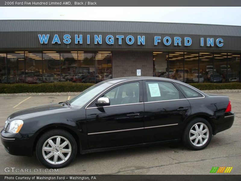 Black / Black 2006 Ford Five Hundred Limited AWD
