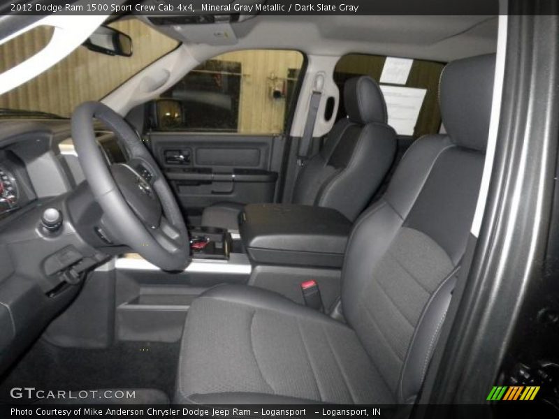Mineral Gray Metallic / Dark Slate Gray 2012 Dodge Ram 1500 Sport Crew Cab 4x4
