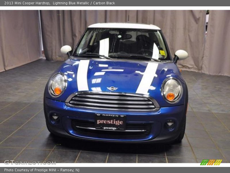 Lightning Blue Metallic / Carbon Black 2013 Mini Cooper Hardtop