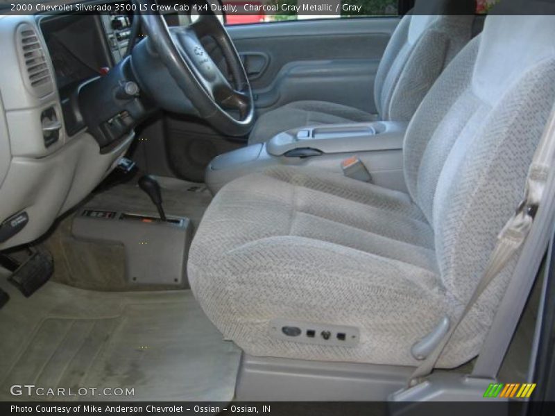 Front Seat of 2000 Silverado 3500 LS Crew Cab 4x4 Dually