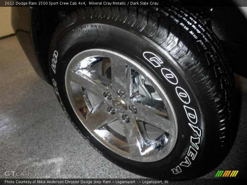 Mineral Gray Metallic / Dark Slate Gray 2012 Dodge Ram 1500 Sport Crew Cab 4x4