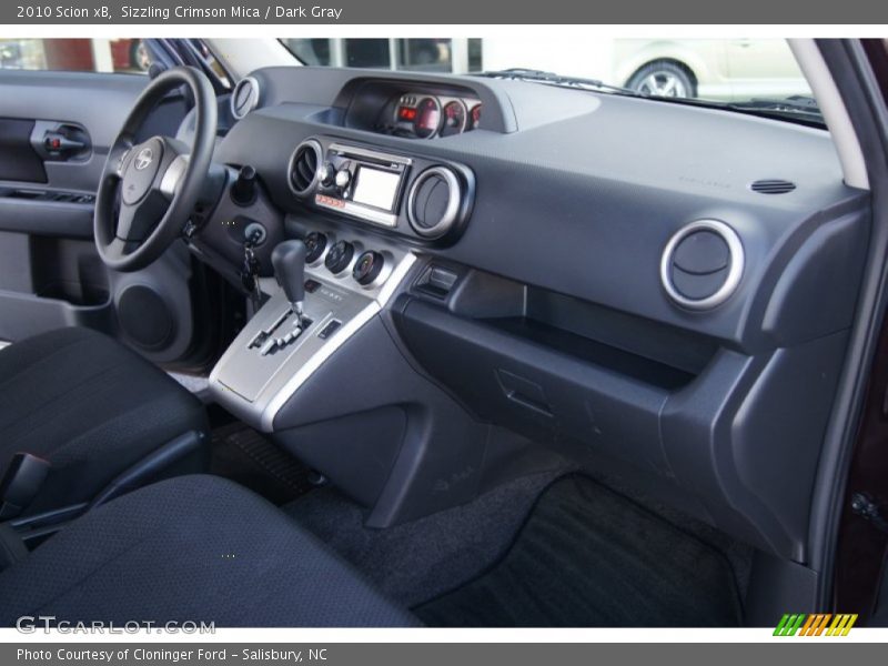 Sizzling Crimson Mica / Dark Gray 2010 Scion xB