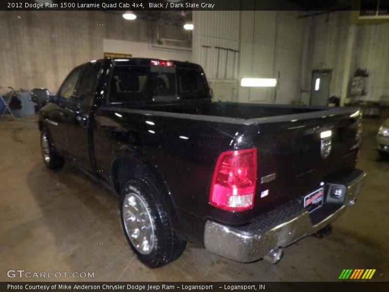 Black / Dark Slate Gray 2012 Dodge Ram 1500 Laramie Quad Cab 4x4