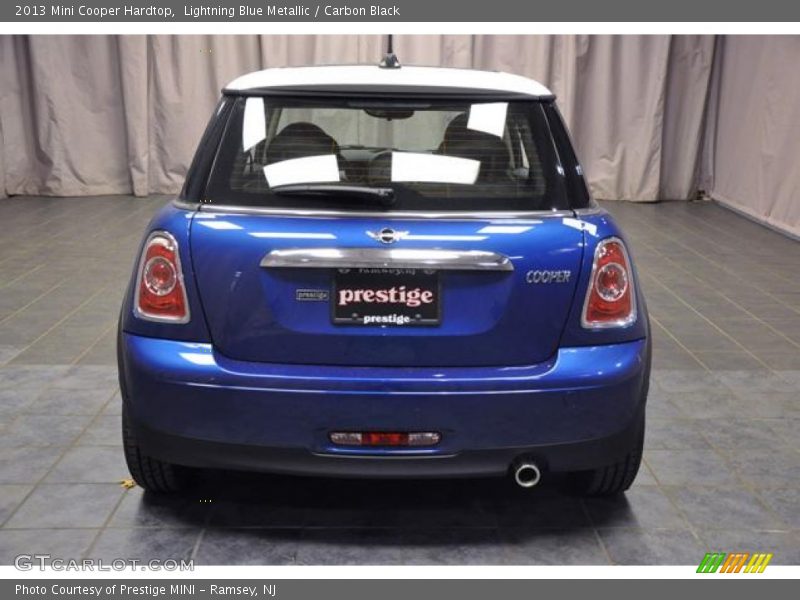 Lightning Blue Metallic / Carbon Black 2013 Mini Cooper Hardtop