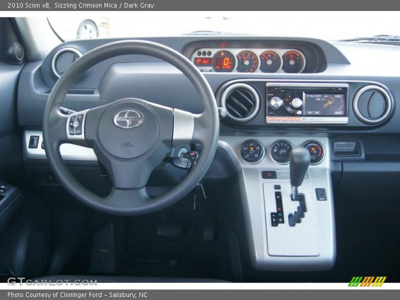 Sizzling Crimson Mica / Dark Gray 2010 Scion xB