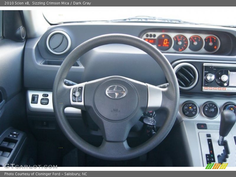 Sizzling Crimson Mica / Dark Gray 2010 Scion xB