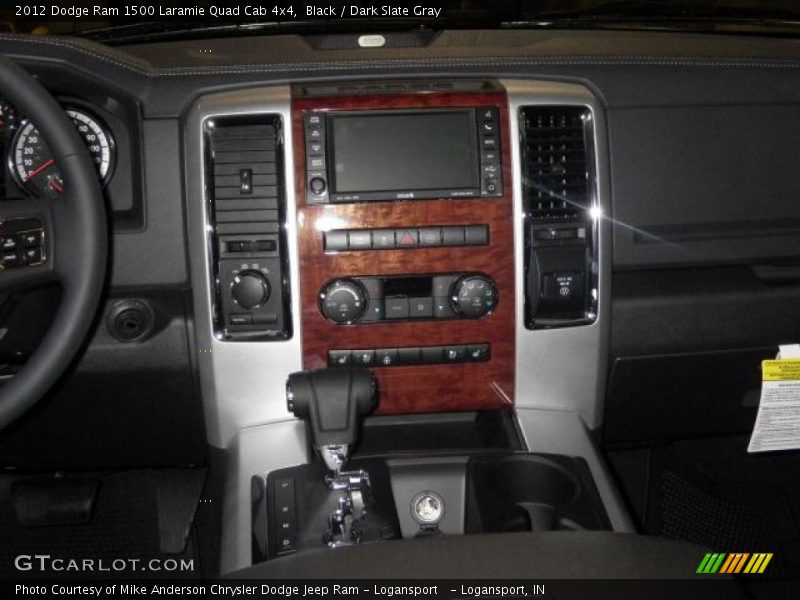Black / Dark Slate Gray 2012 Dodge Ram 1500 Laramie Quad Cab 4x4