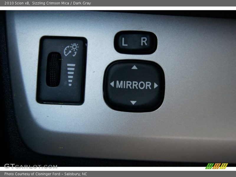 Sizzling Crimson Mica / Dark Gray 2010 Scion xB