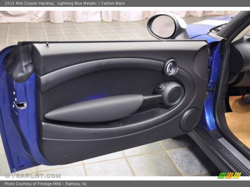 Lightning Blue Metallic / Carbon Black 2013 Mini Cooper Hardtop