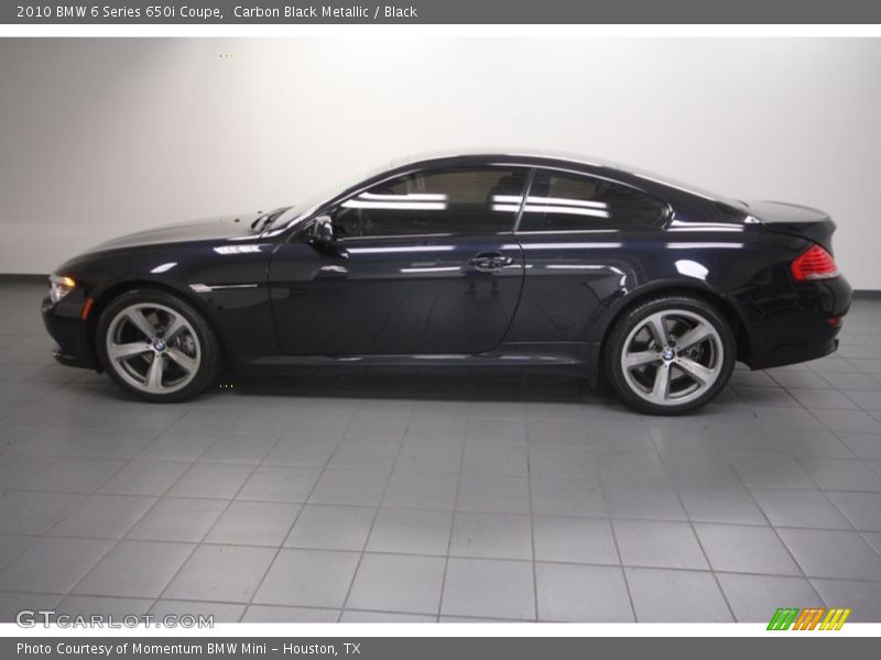 Carbon Black Metallic / Black 2010 BMW 6 Series 650i Coupe