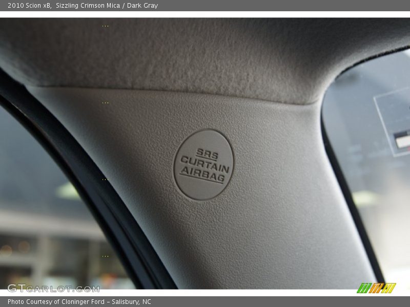 Sizzling Crimson Mica / Dark Gray 2010 Scion xB
