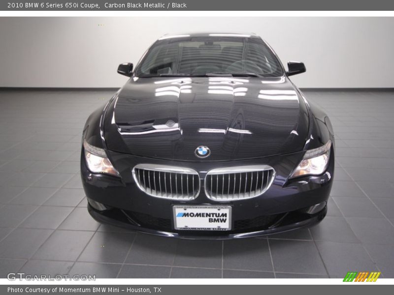 Carbon Black Metallic / Black 2010 BMW 6 Series 650i Coupe
