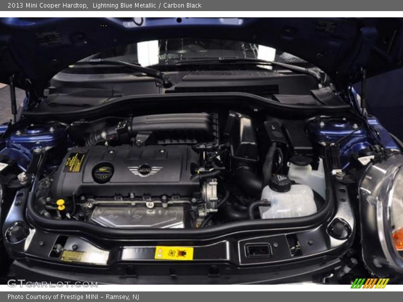 Lightning Blue Metallic / Carbon Black 2013 Mini Cooper Hardtop