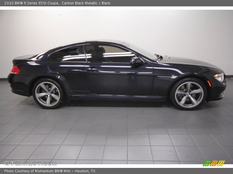 Carbon Black Metallic / Black 2010 BMW 6 Series 650i Coupe
