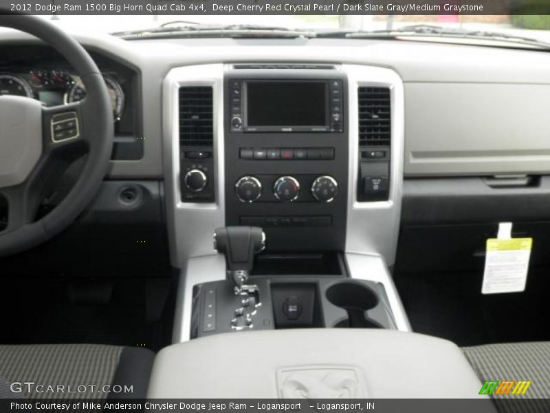 Deep Cherry Red Crystal Pearl / Dark Slate Gray/Medium Graystone 2012 Dodge Ram 1500 Big Horn Quad Cab 4x4