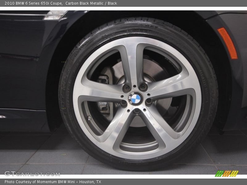 Carbon Black Metallic / Black 2010 BMW 6 Series 650i Coupe