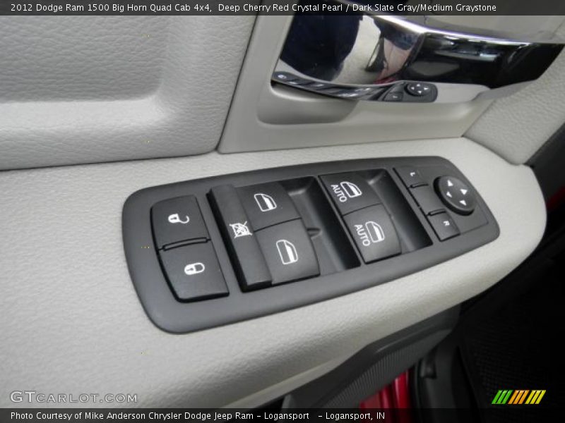 Deep Cherry Red Crystal Pearl / Dark Slate Gray/Medium Graystone 2012 Dodge Ram 1500 Big Horn Quad Cab 4x4