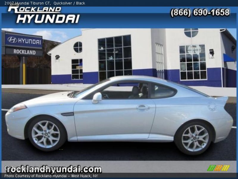 Quicksilver / Black 2007 Hyundai Tiburon GT