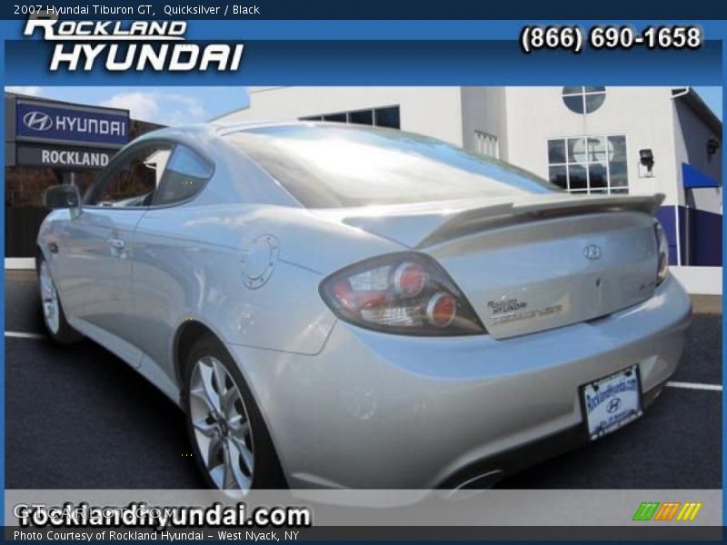 Quicksilver / Black 2007 Hyundai Tiburon GT