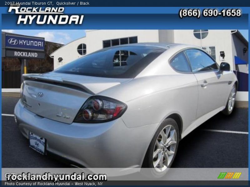 Quicksilver / Black 2007 Hyundai Tiburon GT