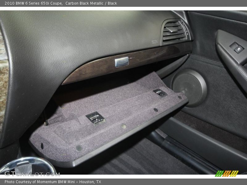 Carbon Black Metallic / Black 2010 BMW 6 Series 650i Coupe