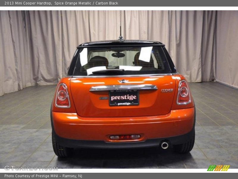 Spice Orange Metallic / Carbon Black 2013 Mini Cooper Hardtop