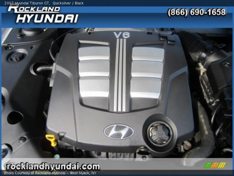 Quicksilver / Black 2007 Hyundai Tiburon GT
