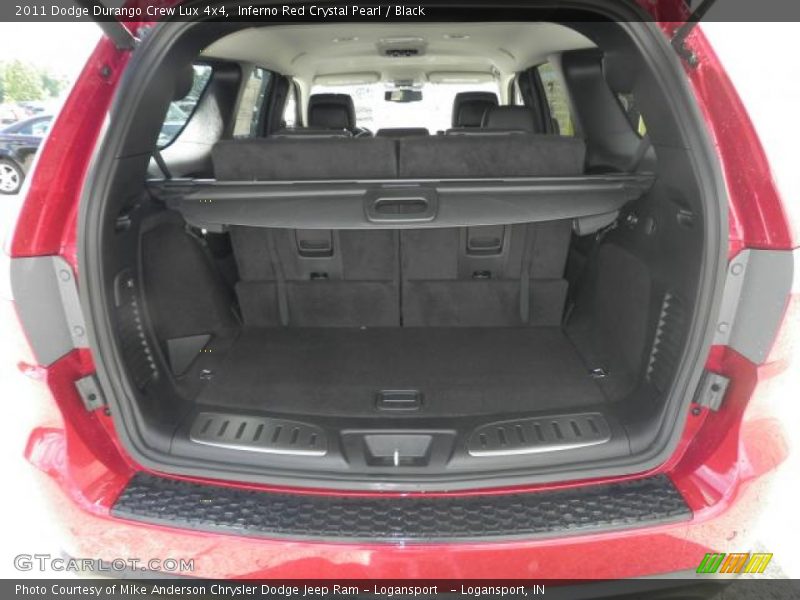 Inferno Red Crystal Pearl / Black 2011 Dodge Durango Crew Lux 4x4