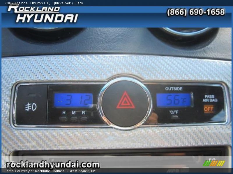 Quicksilver / Black 2007 Hyundai Tiburon GT