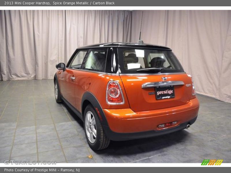 Spice Orange Metallic / Carbon Black 2013 Mini Cooper Hardtop
