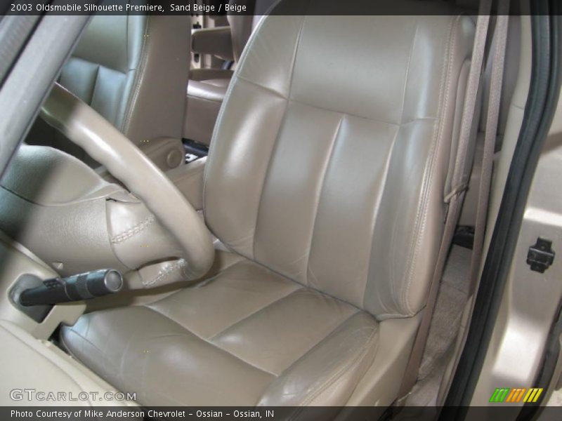 Front Seat of 2003 Silhouette Premiere
