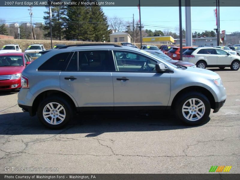 Pewter Metallic / Medium Light Stone 2007 Ford Edge SE AWD
