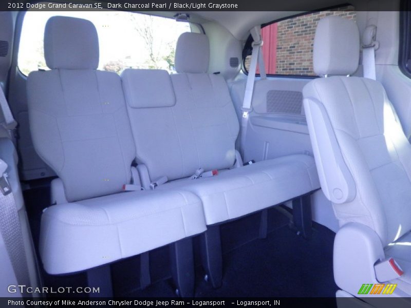 Dark Charcoal Pearl / Black/Light Graystone 2012 Dodge Grand Caravan SE