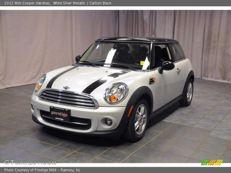 White Silver Metallic / Carbon Black 2013 Mini Cooper Hardtop