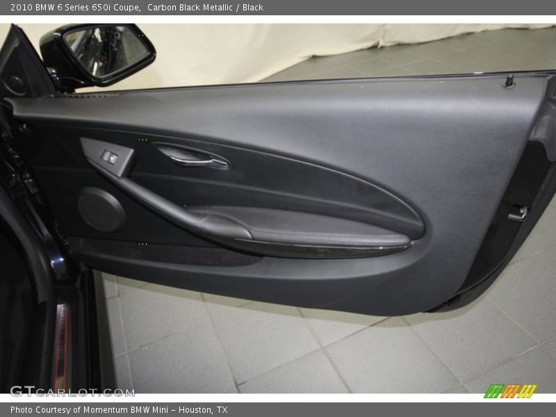 Carbon Black Metallic / Black 2010 BMW 6 Series 650i Coupe
