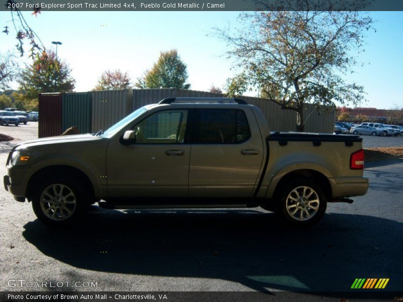 Pueblo Gold Metallic / Camel 2007 Ford Explorer Sport Trac Limited 4x4
