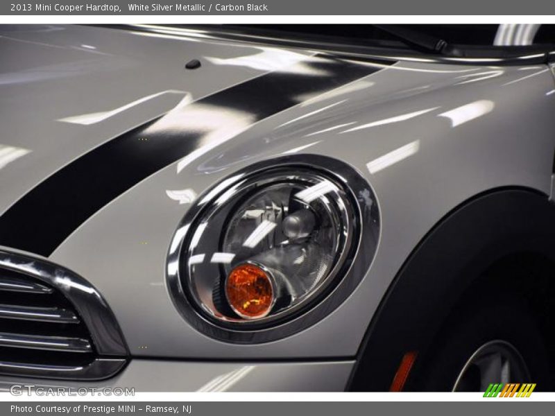 White Silver Metallic / Carbon Black 2013 Mini Cooper Hardtop