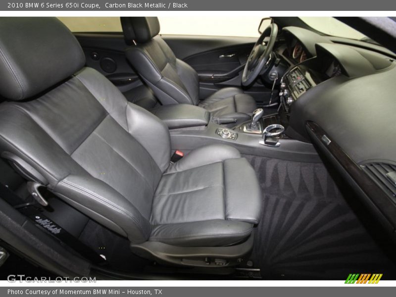 Carbon Black Metallic / Black 2010 BMW 6 Series 650i Coupe