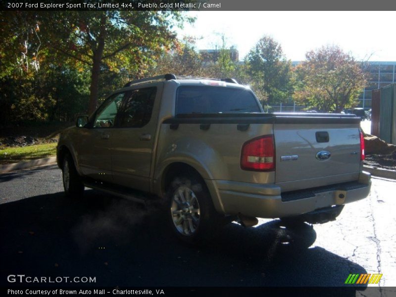 Pueblo Gold Metallic / Camel 2007 Ford Explorer Sport Trac Limited 4x4