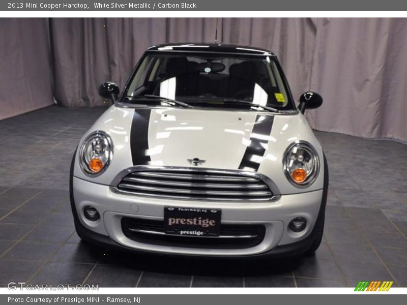 White Silver Metallic / Carbon Black 2013 Mini Cooper Hardtop