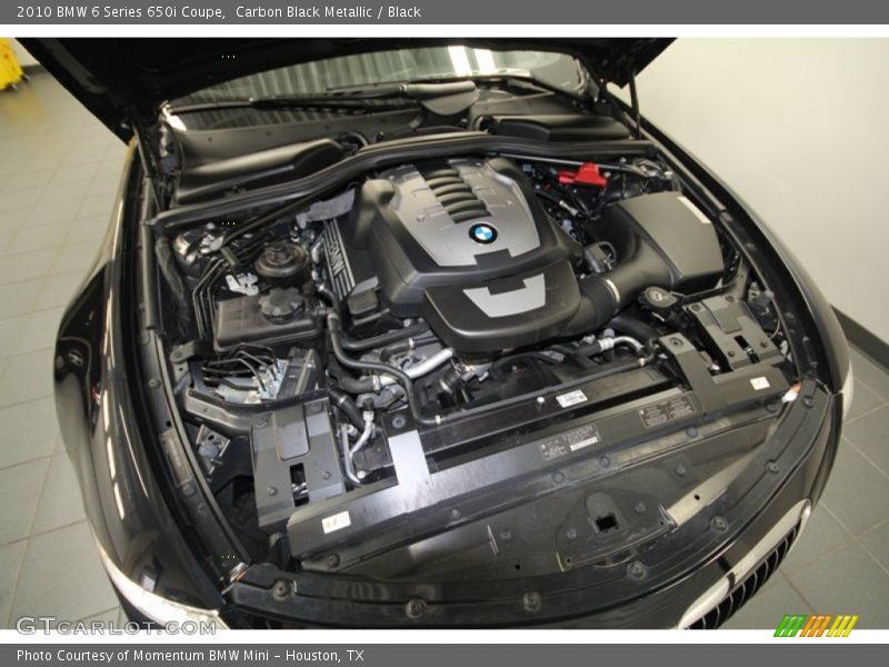 Carbon Black Metallic / Black 2010 BMW 6 Series 650i Coupe