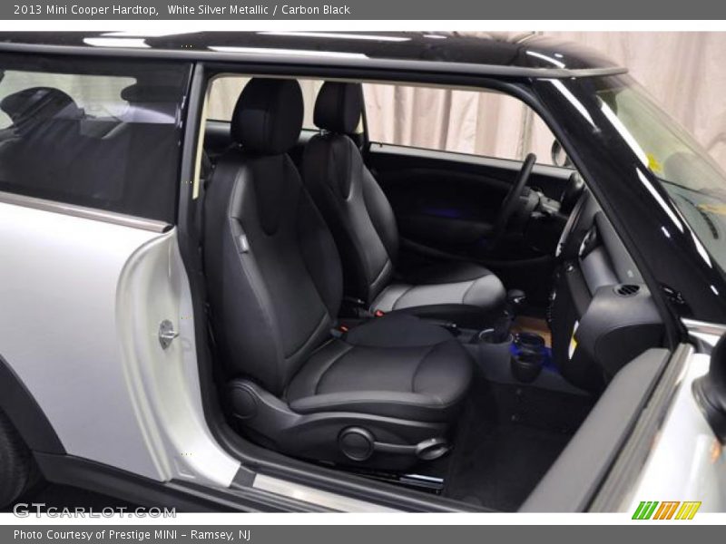 White Silver Metallic / Carbon Black 2013 Mini Cooper Hardtop